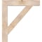 Ekena Millwork Traditional Block Smooth Bracket, Douglas Fir, 5 1/2"W x 38"D x 42"H BKT06X38X42TRA05SDF - alternate 2